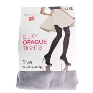 Wholesale Bulk Lot 27‎ Hanes Fashion Silky Opaque Tights Stone Gray L/XL NEW